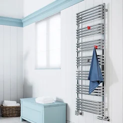 Sèche-serviette mixte chromé de 540mm de haut / 400mm de large - 167 Watt - ALE540/400Z8CRO