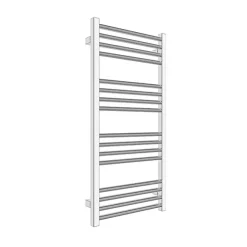 Sèche-serviette mixte chromé de 1140mm de haut et 500mm de large - 341 Watt - FIO1140/500Z8CRO