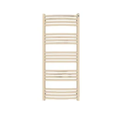 Sèche-serviette mixte doré de 660mm de haut et 400mm de large - 243 Watt - LEN660/400V2CPG