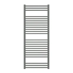 Sèche-serviette mixte gris de 1260mm de haut et 500mm de large - 503 Watt - BON1260/500Z8MST