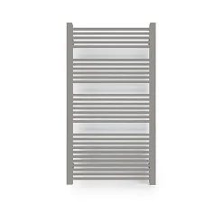 Sèche-serviette mixte gris métal de 1710mm de haut et 230mm de large - 425 Watt - MIK1710/230Z8MAV