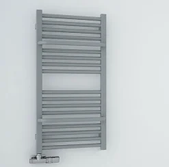 Sèche-serviette mixte gris de 500mm de haut et 700mm de large - 324 Watt - LIM500/700V27042