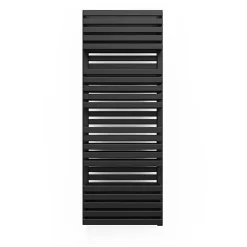 Sèche-serviette mixte noir - (HxL) 1185x600 mm - 1000 Watt - 1071 Watt - QUA1185-600BV2N