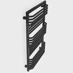 Sèche-serviette mixte noir - (HxL) 1240x500 mm - 800 Watt - 744 Watt - POC1240-500Z1N