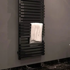 Sèche-serviette mixte noir - (HxL) 870x450 mm - 600 Watt - 550 Watt - QUA870-450BV2N