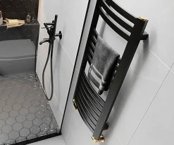 Sèche-serviette mixte noir - (HxL) 1220x500 mm - 600 Watt - 582 Watt - DEX1220-500Z8N