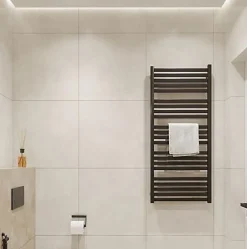 Sèche-serviette mixte noir - (HxL) 1185x630 mm - 800 Watt - 685 Watt - MAR1185-630Z1N