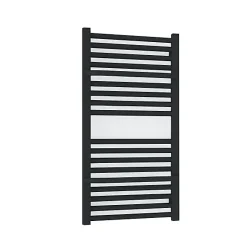 Sèche-serviette mixte noir - (HxL) 820x600 mm - 500 Watt - 477 Watt - LIM820-600Z1N