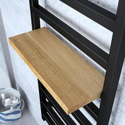 Sèche-serviette mixte noir - (HxL) 840x500 mm - 300 Watt - 306 Watt - SIM840-500Z8N