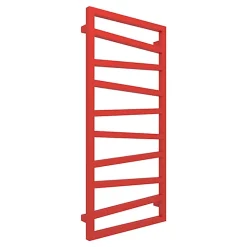 Sèche-serviette mixte rouge trafic de 1070mm de haut et 500mm de large - 418 Watt - ZIG1070/500Z83020