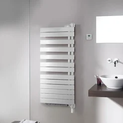 Sèche-serviette soufflant blanc de 874mm de haut - 550mm de large - 1000 Watt - ROFEL-09-55/IFS/B