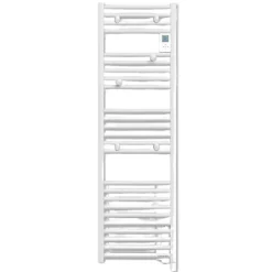 Sèche-serviette 300W DORIS DIGITAL ETROIT blanc brillant - ATLANTIC - 851308