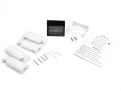 Sèche-serviettes blanc commande sans fil 500W