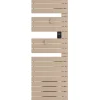 Sèche-serviettes connecté Nefertiti mât à droite 750W beige - ATLANTIC - 850043