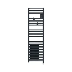 Sèche-serviettes connecté Riva 5 Etroit avec soufflerie 1500W Ardoise - THERMOR - 471654