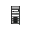 Sèche-serviettes connecté Riva 5 avec soufflerie 1500W Noir carbone - THERMOR - 471637