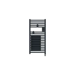 Sèche-serviettes connecté Riva 5 Etroit avec soufflerie 1300W Ardoise - THERMOR - 471653