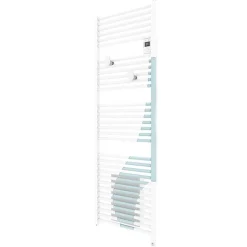 Sèche-serviettes connecté Riva 5 Etroit avec soufflerie 1300W Ardoise - THERMOR - 471653