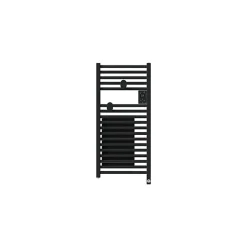 Sèche-serviettes connecté Riva 5 Etroit avec soufflerie 1300W Carbone - THERMOR - 471657