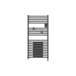 Sèche-serviettes connecté Riva 5 avec soufflerie 1500W Gris menhir - THERMOR - 471638