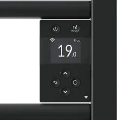 Sèche-serviettes connecté Riva 5 avec soufflerie 1500W Gris ardoise - THERMOR - 471636
