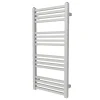 Sèche-serviettes eau chaude en acier GoodHome Duala gris 16 barres - 325 W