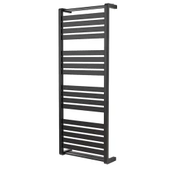 Sèche-serviettes eau chaude en acier GoodHome Loreto vertical anthracite 679 W