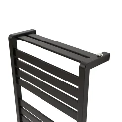 Sèche-serviettes eau chaude en acier GoodHome Loreto vertical anthracite 679 W