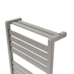 Sèche-serviettes eau chaude GoodHome Loreto vertical gris/argent 546 W