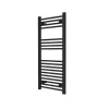 Sèche-serviettes eau chaude plat en acier Flomasta noir 411W