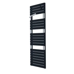 Sèche-serviettes eau chaude en acier Sauter Asama anthracite 715W