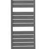 Sèche-serviettes eau chaude en acier Acova Astrakan grey aluminium 608W