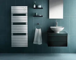Sèche-serviettes eau chaude en acier Sauter Asama blanc 715W