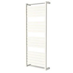 Sèche-serviettes eau chaude en acier Goodhome Loreto vertical blanc 679 W
