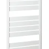 Sèche-serviettes eau chaude en acier Acova Madras blanc 791W