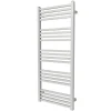 Sèche-serviettes eau chaude en acier GoodHome Duala gris 20 barres - 438 W