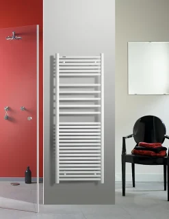 Sèche-serviettes eau chaude en acier Acova Angora blanc 615W