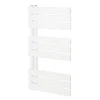 Sèche-serviettes eau chaude en acier GoodHome Boxwood blanc 379W