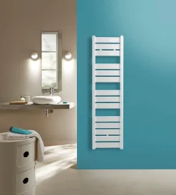 Sèche-serviettes eau chaude en acier Acova Madras blanc 516W