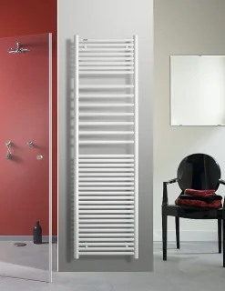 Sèche-serviettes eau chaude en acier Acova Angora blanc 795W