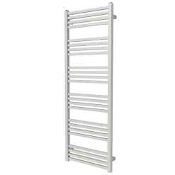 Sèche-serviettes eau chaude en acier GoodHome Duala gris 24 barres - 518 W