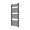 Sèche-serviettes eau chaude en acier GoodHome Aspley argent 485W