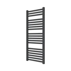 Sèche-serviettes eau chaude en acier GoodHome Aspley argent 485W