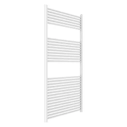 Sèche-Serviettes En Acier Blanc 75X150 Avec 30 Tubes Horizontaux