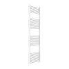 Sèche-Serviettes En Acier Blanc 50X180 Avec 9+9+9+6 Tubes Horizontaux