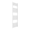 Sèche-Serviettes Hydraulique En Acier Blanc Pour Salle De Bain 55X180cm