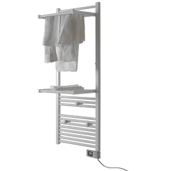 Sèche-serviettes électrique à inertie fluide Deltacalor Papillon2 500W blanc