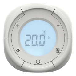 Sèche-serviettes électrique à inertie fluide GoodHome Hyana blanc 500W