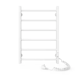 Sèche-serviettes électrique ALFA 400x600 avec minuterie ECO, 95W, Blanc