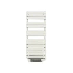 Sèche-serviettes électrique à inertie fluide Delonghi Ghibli blanc 700W + soufflerie 1000W